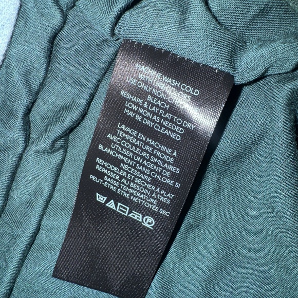 Free People Celia Emerald Jewel Green Floral Long Sleeve Mini Dress S - Picture 4 of 6